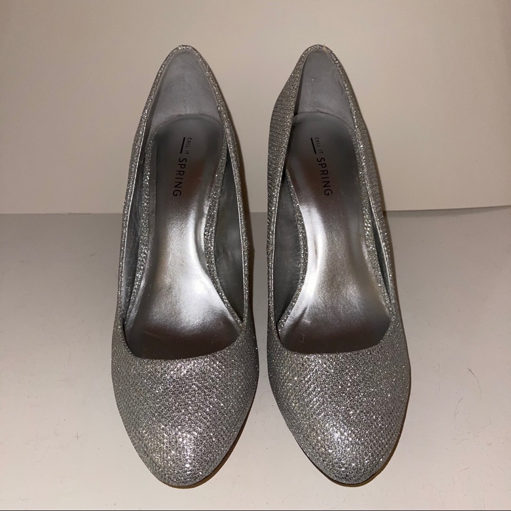Call It Spring Silver Heels - Picture 2 of 10